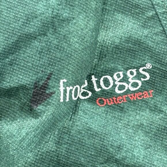 Frogg Toggs Rain Suit Pants Mens XXL  Green Waterproof Outerwear Zippered Ankles - Picture 2 of 13